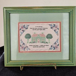 Irish Blessing Matted and Framed